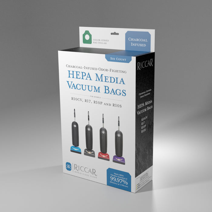 Charcoal-Infused HEPA Media Bag 6 Pk For SupraLite