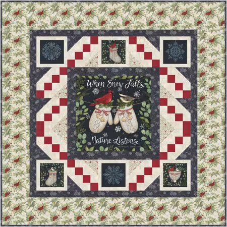 When Snow Falls Quilt Kit