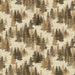 Great Outdoors Flannel Trees Caramel