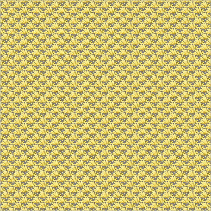 Yellow Verona Fanned Cotton 44”/45” Fabric Per Yard
