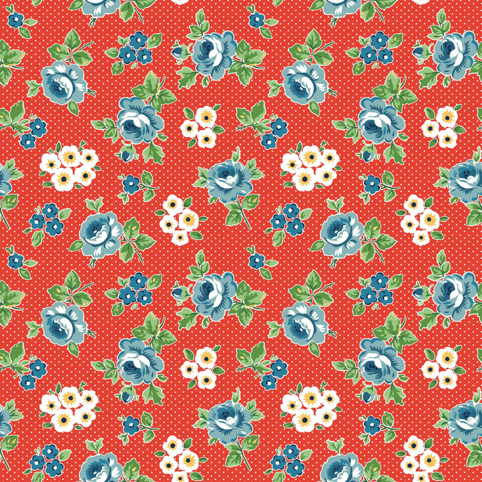 Flower Market - Hand Picked - Red