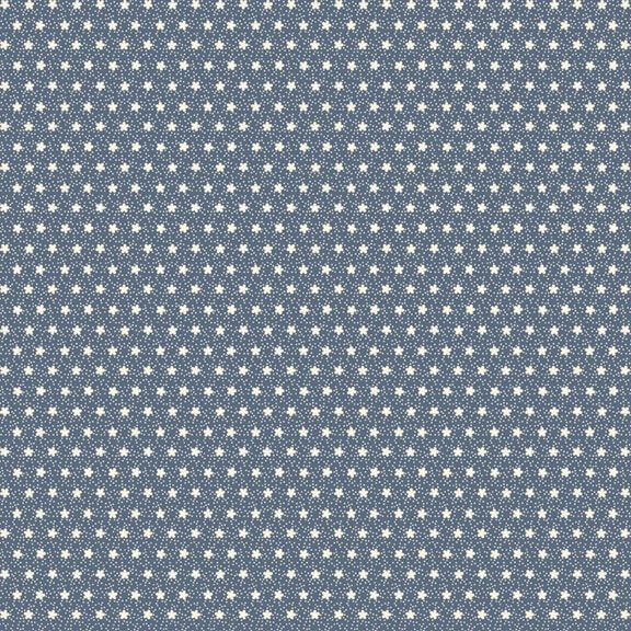 Woof and Warp - Mini Flower - Blue