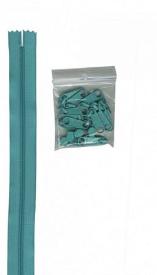 ByAnnie Zippers by the Yard Turquoise