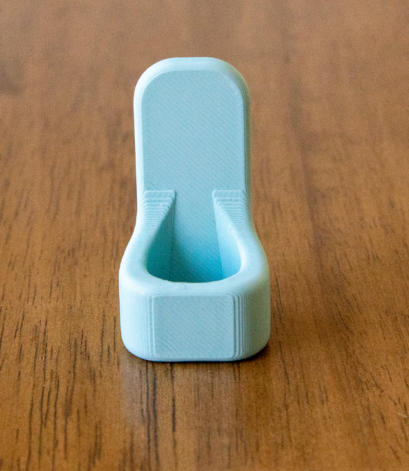 Stick On Scissor Holder - Aqua