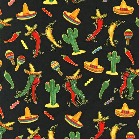 RK Dancing Peppers 8830 2 Black