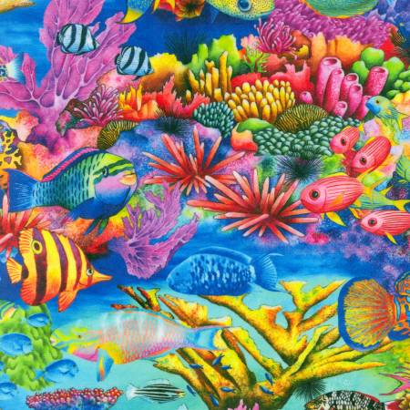 RK Fish Rainbow Minky/Cuddle