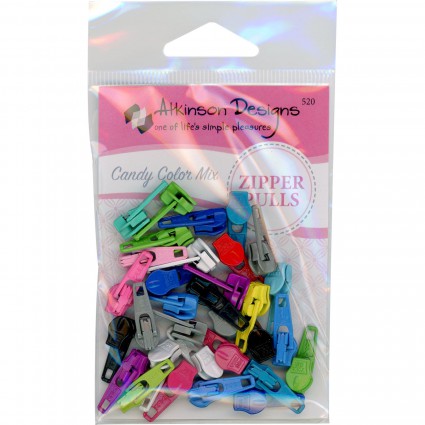 Zipper Pulls- Candy Color Mix