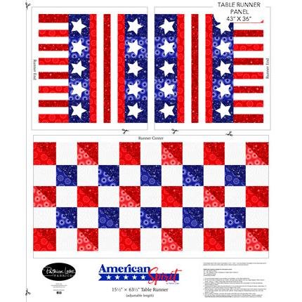 NC American Spirit Table Runner Panel