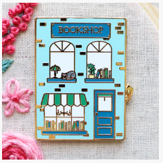 Bev McCullough Bookshop Needle Minder 