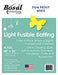 Single Side Fusible Batting 45" x 36" Package