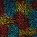RB Batiks Expressions Tjaps Black Rainbow Multi