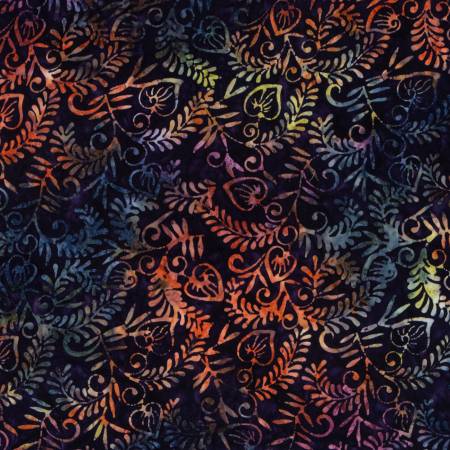 RB Batiks Expressions Tjaps Dark Purple Multi