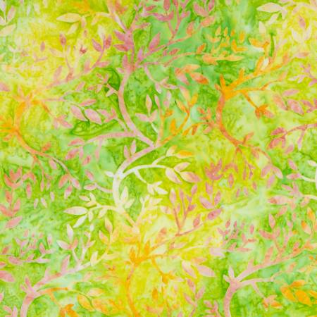 RB Batiks Expressions Tjaps Light Green Multi