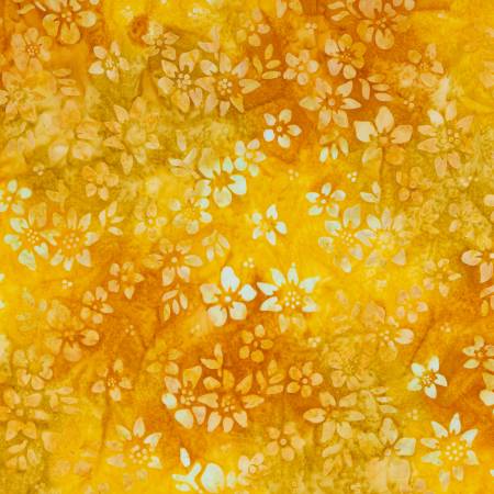 RB Batiks Expressions Tjaps Mustard