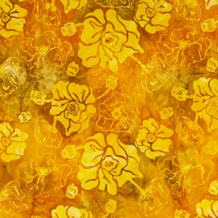 RB Batiks Expressions Tjaps Gold