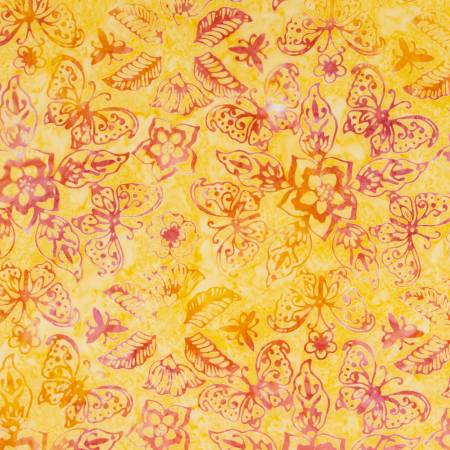 RB Batiks Expressions Tjaps Papaya