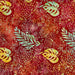 RB Batiks Expressions Tjaps Red Multi