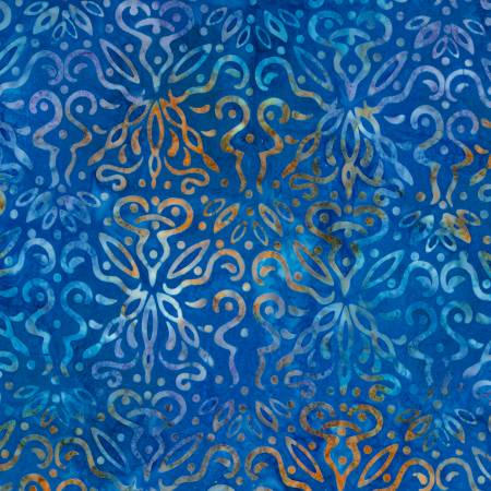RB Batiks Tjaps Teal Multi