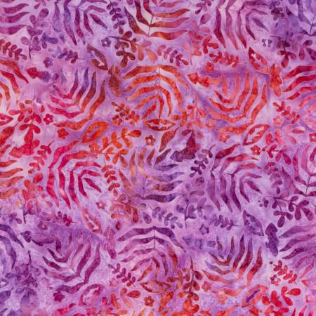 RB Batiks Tjaps Purple Tangerine Multi