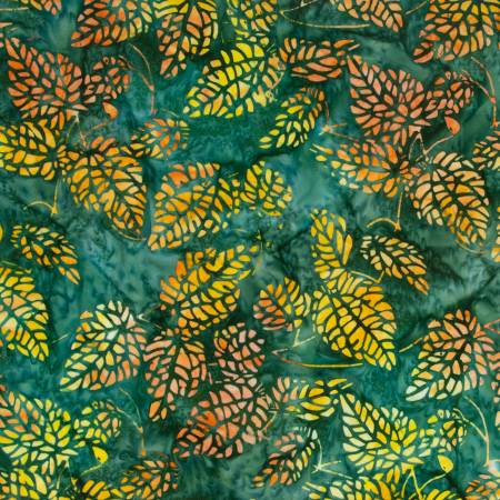 RB Batiks Tjaps Green Multi
