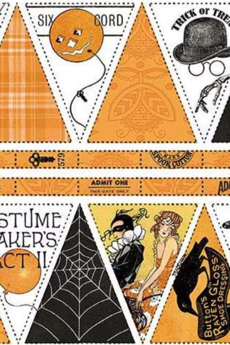 RB Costume Party Bunting Panel