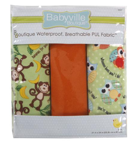 Babyville PUL fabric: :Playful FriendsMkyHt