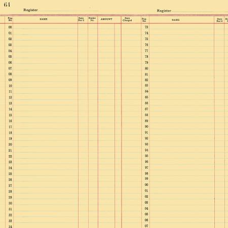 RB Journal Basics Ledger Paper Yellow