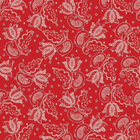 RB All My Heart Val Tulips Red C14138-RED