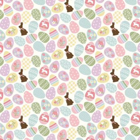 RB Bunny Trail Easter Eggs White