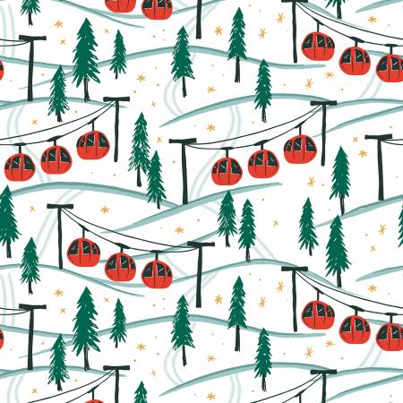 RB Ski Hill Mountainside-Red