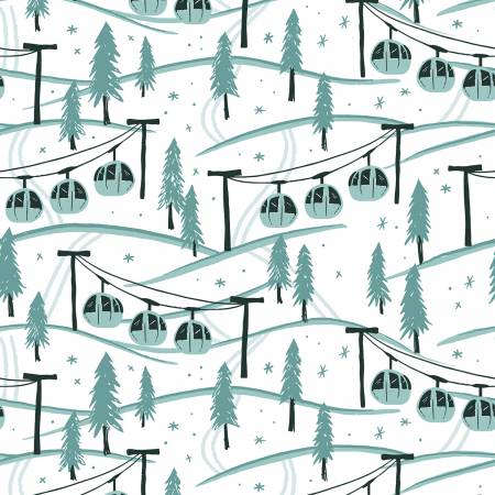 RB Ski Hill Mountainside-White