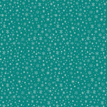 RB Ski Hill Snowflakes Teal