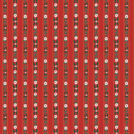 RB-A Pear-fect Christmas-French Stripe Red