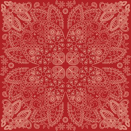 RB Cowboys Bandana Barn Red C15493
