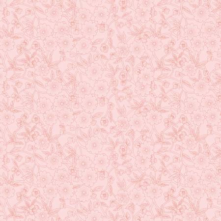 Sewing Seeds III Porcelain Petals Pink C15692
