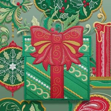 Deck the Halls Applique Emb CD