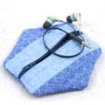 Patchwork Zipper Pouches Emb CD