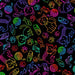 TT Cat C7037 Bright Rainbow Cat and Mouse Outline