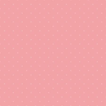 RB Bee Cross Stitch In Color Coral