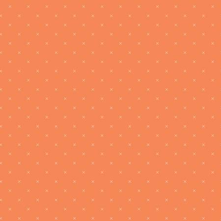 RB Bee Cross Stitch In Color Pumpkin