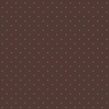 RB Bee Cross Stitch In Color Raisin