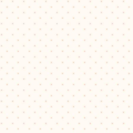 RB Bee Cross Stitch In Color Pumpkin