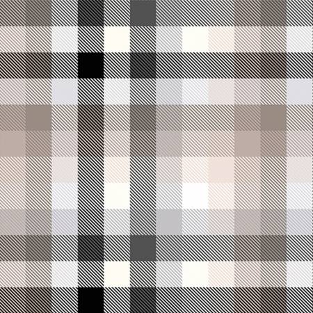 SF Simply Taupe Gray Plaid Cloud Cuddle