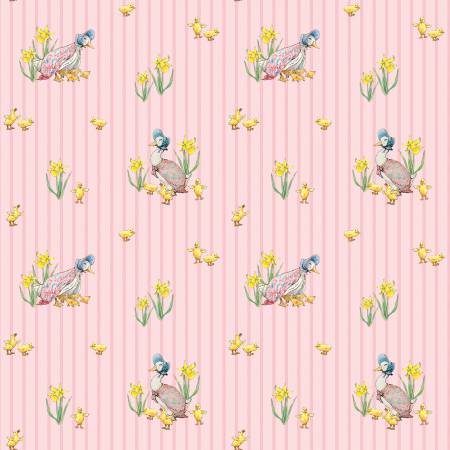RB Peter Rabbit & Friends™ Pink Duck Stripe15862