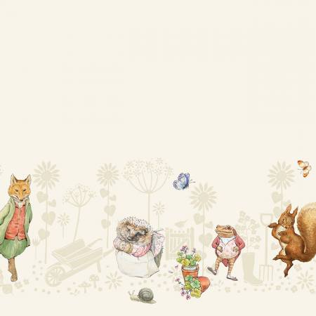 RB Peter Rabbit & Friends™ Cloud Border Print 15867