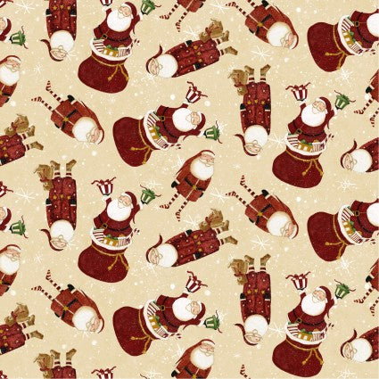 CW Gingerbread Christmas Digital Santas Dark Butter