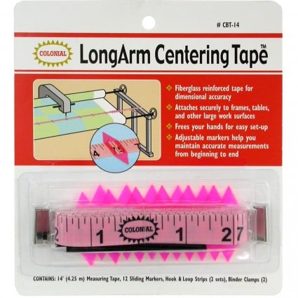 Long Arm Centering Tape