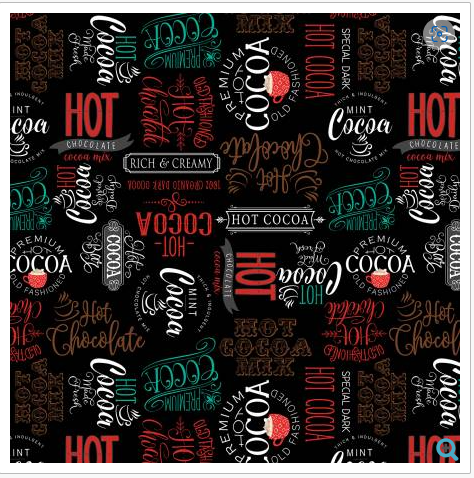 WL Cocoa Sweet Black Word Toss