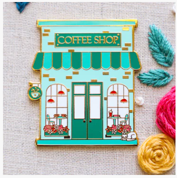 Bev McCullough Coffee Shop Needle Minder
