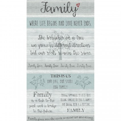 CO Farm Sweet Farm Family Words Panel
